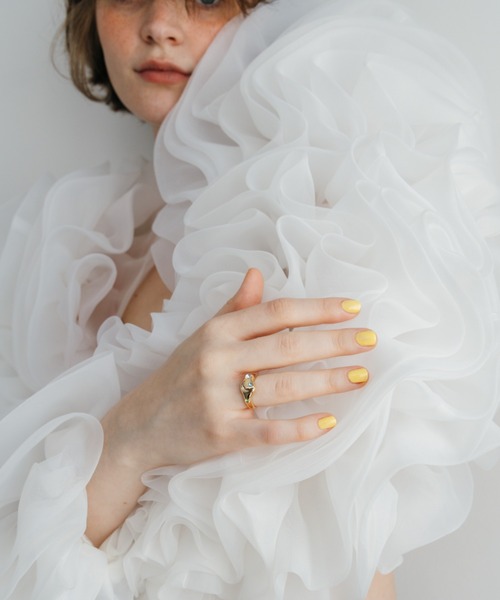 ANU(アヌ)の「happy moon ring - ハッピームーンリング(リング・レディース・シルバー/ゴールド・9号/11号)」の5枚目の写真