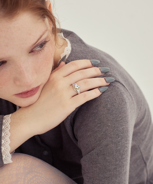 ANU(アヌ)の「happy moon ring - ハッピームーンリング(リング・レディース・シルバー/ゴールド・9号/11号)」の18枚目の写真