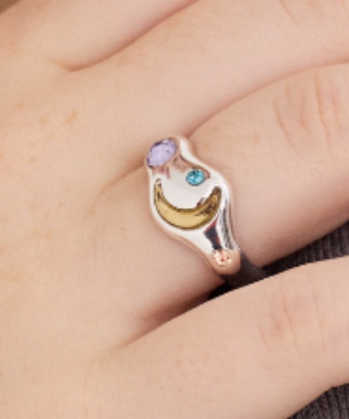 ANU(アヌ)の「happy moon ring - ハッピームーンリング(リング・レディース・シルバー/ゴールド・9号/11号)」の21枚目の写真
