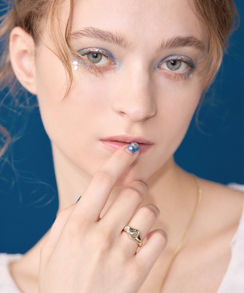 ANU(アヌ)の「happy moon ring - ハッピームーンリング(リング・レディース・シルバー/ゴールド・9号/11号)」の14枚目の写真