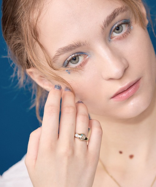 ANU(アヌ)の「happy moon ring - ハッピームーンリング(リング・レディース・シルバー/ゴールド・9号/11号)」の15枚目の写真