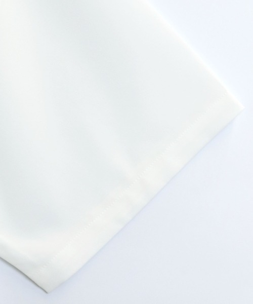 HALHAM（ハルハム）の「PEストレッチネクタイビッグシャツ/レギュラーカラー半袖シャツ（シャツ/ブラウス・メンズ・ダークグレー/ホワイト/ブラック・M/L/XL）」の7枚目の写真