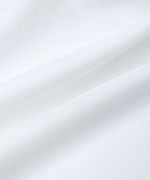 HALHAM（ハルハム）の「PEストレッチネクタイビッグシャツ/レギュラーカラー半袖シャツ（シャツ/ブラウス・メンズ・ダークグレー/ホワイト/ブラック・M/L/XL）」の8枚目の写真