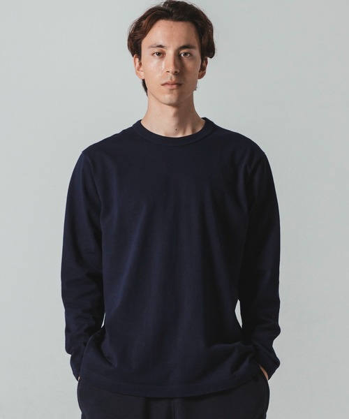 Jackman（ジャックマン）の「Dotsume LS T-Shirt（Tシャツ/カットソー・メンズ・ブルー系その他/ブラック/オフホワイト/グリーン系その他2/ホワイト系その他2/エメラルドブルー/ブルー系その他3/ブルー系その他2/ネイビー/スミクロ・X-LARGE/LARGE/MEDIUM/SMALL）」の7枚目の写真