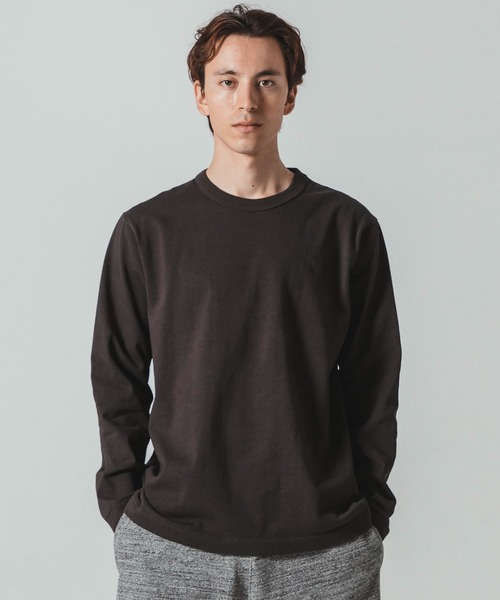 Jackman（ジャックマン）の「Dotsume LS T-Shirt（Tシャツ/カットソー・メンズ・ブルー系その他/ブラック/オフホワイト/グリーン系その他2/ホワイト系その他2/エメラルドブルー/ブルー系その他3/ブルー系その他2/ネイビー/スミクロ・X-LARGE/LARGE/MEDIUM/SMALL）」の4枚目の写真