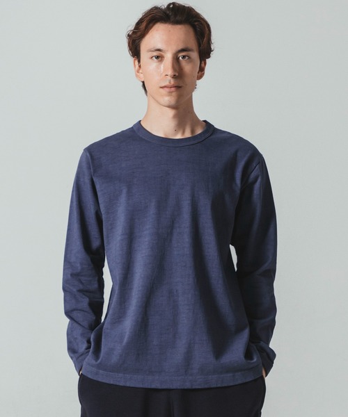 Jackman（ジャックマン）の「Dotsume LS T-Shirt（Tシャツ/カットソー・メンズ・ブルー系その他/ブラック/オフホワイト/グリーン系その他2/ホワイト系その他2/エメラルドブルー/ブルー系その他3/ブルー系その他2/ネイビー/スミクロ・X-LARGE/LARGE/MEDIUM/SMALL）」の9枚目の写真