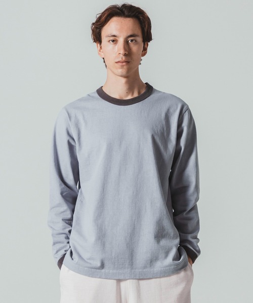 Jackman（ジャックマン）の「Dotsume LS T-Shirt（Tシャツ/カットソー・メンズ・ブルー系その他/ブラック/オフホワイト/グリーン系その他2/ホワイト系その他2/エメラルドブルー/ブルー系その他3/ブルー系その他2/ネイビー/スミクロ・X-LARGE/LARGE/MEDIUM/SMALL）」の10枚目の写真