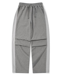Side reverse matching wide pants