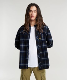 G-STAR（ジースター）の「CPO REGULAR SHIRT/ミリタリーディテールチェックフランネルシャツ（シャツ/ブラウス・メンズ）」