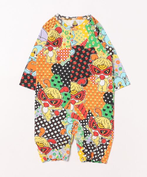 MY FIRST HYSTERIC POPDOG総柄2WAYALL（ロンパース）｜HYSTERIC MINI（ヒステリックミニ）