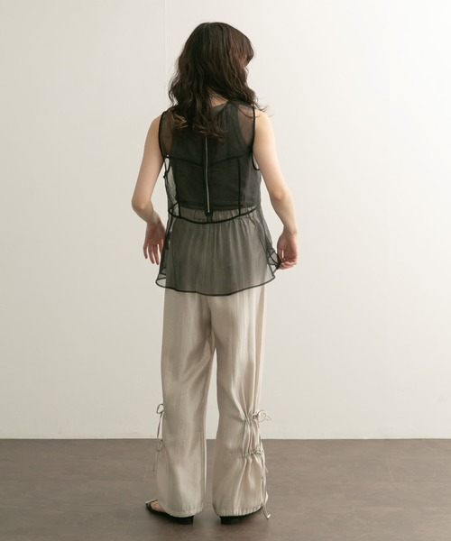 KBF（ケイビーエフ）の「シャイニーリボンパンツ（その他パンツ・レディース・ベージュ/グリーン・ONE）」の16枚目の写真