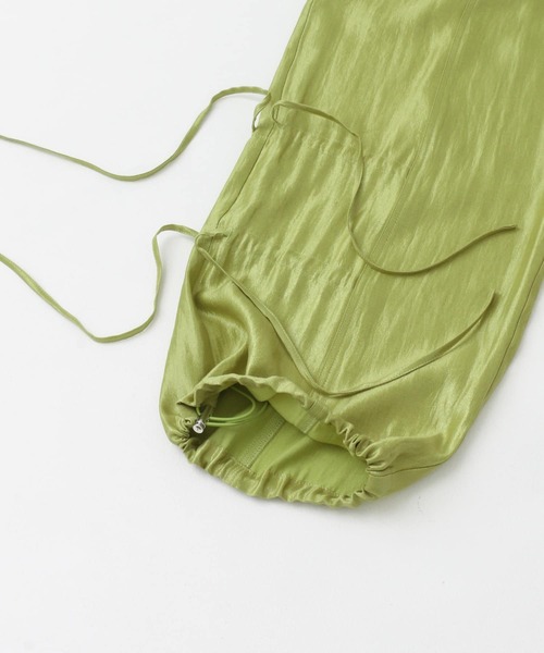 KBF（ケイビーエフ）の「シャイニーリボンパンツ（その他パンツ・レディース・ベージュ/グリーン・ONE）」の6枚目の写真