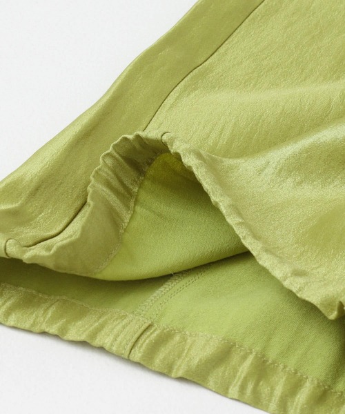 KBF（ケイビーエフ）の「シャイニーリボンパンツ（その他パンツ・レディース・ベージュ/グリーン・ONE）」の8枚目の写真