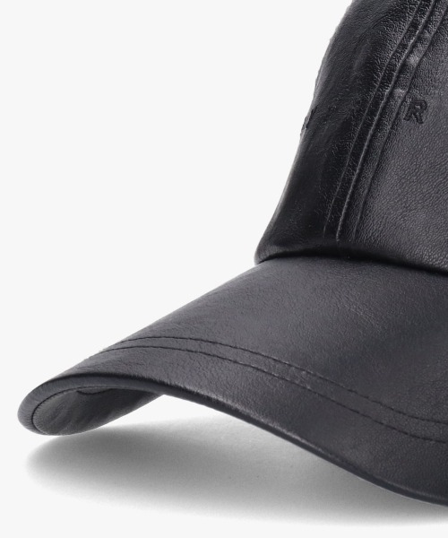 OVERRIDE（オーバーライド）の「OVERRIDE  FAKE LEATHER CAP SGP / オーバーライド（キャップ・レディース・ブルー/ブラック/ブラウン・57~59cm）」の7枚目の写真