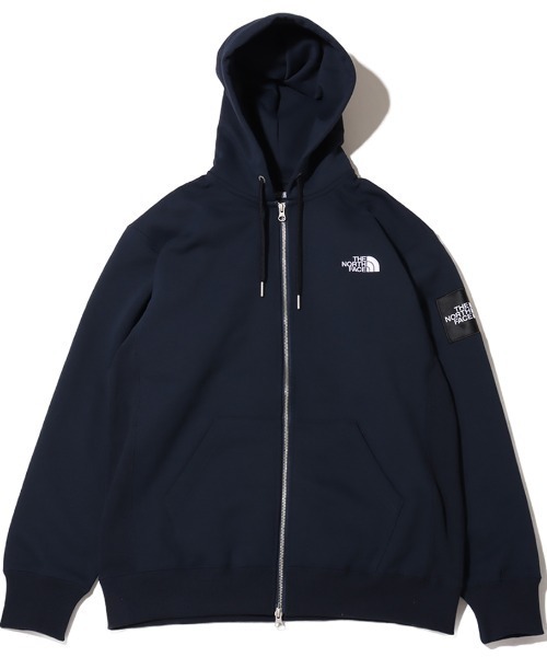 THE NORTH FACE（ザノースフェイス）の「THE NORTH FACE Square Logo Full Zip / ザ・ノース・フェイス スクエア ロゴ フル ジップ（パーカー・メンズ・ベージュ/ネイビー/ブラック/グレー/ホワイト・M/L/XL/XXL/S）」の5枚目の写真
