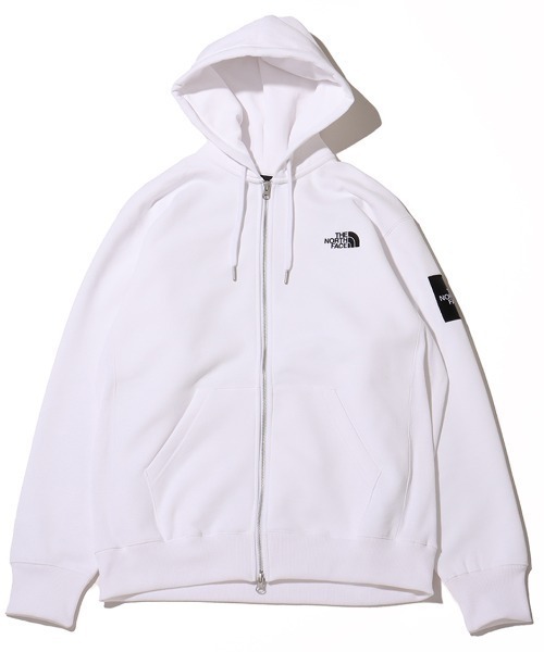 THE NORTH FACE（ザノースフェイス）の「THE NORTH FACE Square Logo Full Zip / ザ・ノース・フェイス スクエア ロゴ フル ジップ（パーカー・メンズ・ベージュ/ネイビー/ブラック/グレー/ホワイト・M/L/XL/XXL/S）」の2枚目の写真