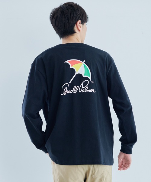 Arnold Palmer（アーノルドパーマー）の「アンブレラロゴ シェア ロングTシャツ（Tシャツ/カットソー・レディース・ホワイト/グリーン/ブラック・L/M/S/XS/LL）」の20枚目の写真