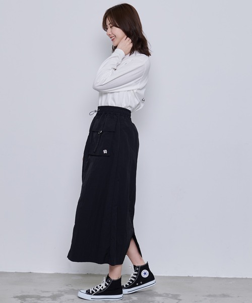 Arnold Palmer（アーノルドパーマー）の「アンブレラロゴ シェア ロングTシャツ（Tシャツ/カットソー・レディース・ホワイト/グリーン/ブラック・L/M/S/XS/LL）」の11枚目の写真