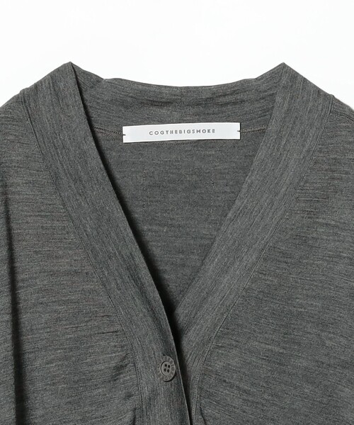 COGTHEBIGSMORK コグザビッグスモーク カーディガン　カーキグリーン COGTHEBIGSMOKE ＜コグザビッグスモーク＞ ニットカーディガン