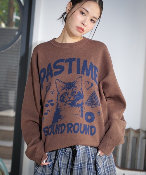 セール】《UNISEX》キャットニット（ニット/セーター）｜PBLIM