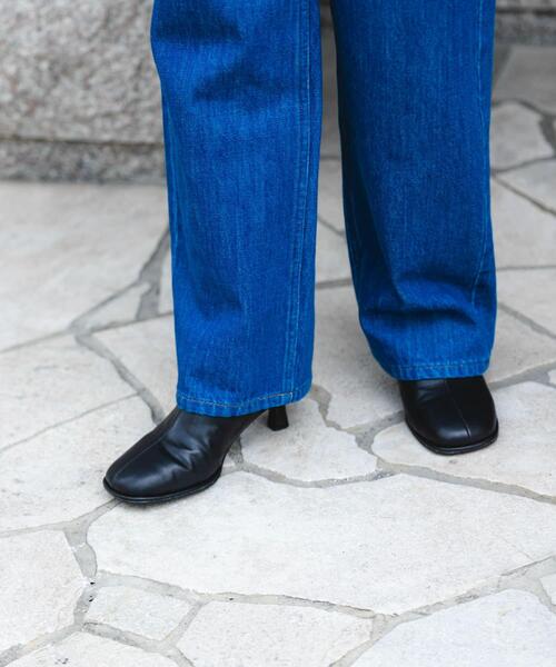 RODE SKO（ロデスコ）の「キトゥンヒールブーツ（ブーツ・レディース・ブラック/シルバー・36/37/38）」の5枚目の写真