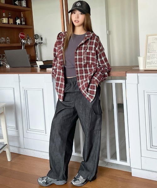 muahmuah(ムーアムーア)の「A'GEM/9 × .kom 『muah muah/ムーアムーア』 STITCH LOGO BASIC KNIT/ステッチロゴベーシックニット(ニット/セーター・レディース・アイボリー/ブラック/グレー/チャコールグレー/ネイビー/ベージュ・FREE)」の19枚目の写真