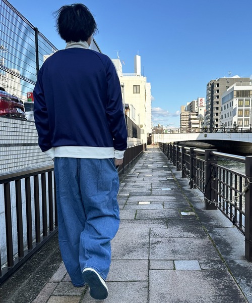 ARCADE(アーケード)の「スーパーワイド イージー デニムパンツ ジーンズ ビンテージウォッシュ -ARCADE Limited Line-(デニムパンツ・メンズ・ブルー/ブラック・L/2XL/XL/M)」の20枚目の写真