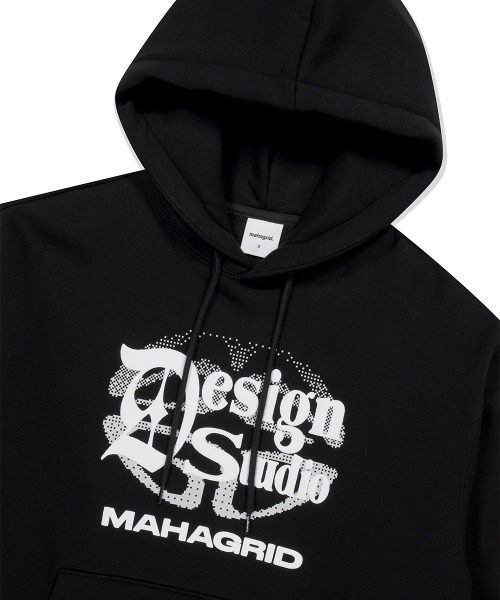 DESIGN MAHAGRID スタジオ WHO フーディー ブラック Mサイズ STUDIO HOODIE [BLACK] - MAHAGRID