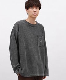 LAKOLE | デニム刺繍ポケットロンT/138957(Tシャツ/カットソー)