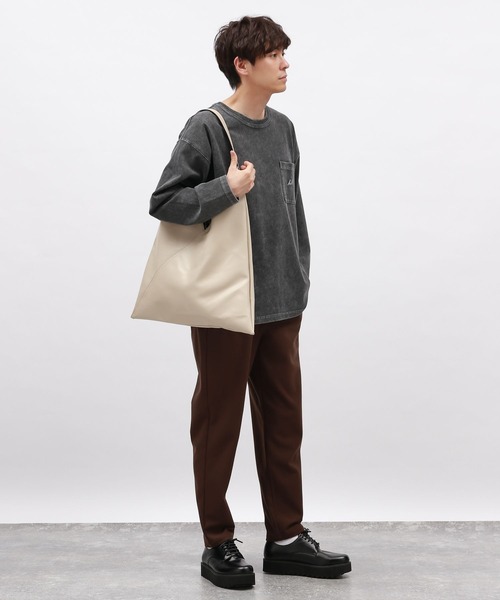 LAKOLE(ラコレ)の「デニム刺繍ポケットロンT/138957(Tシャツ/カットソー・メンズ・ブルー/その他9/ブラック・MEDIUM/LARGE)」の4枚目の写真