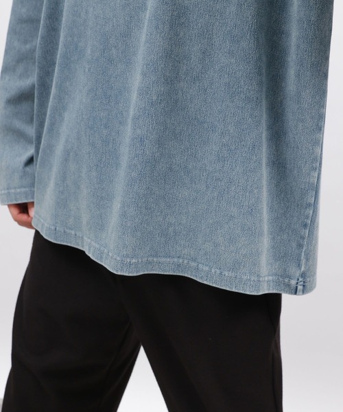 LAKOLE(ラコレ)の「デニム刺繍ポケットロンT/138957(Tシャツ/カットソー・メンズ・ブルー/その他9/ブラック・MEDIUM/LARGE)」の15枚目の写真