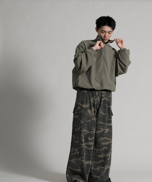aimoha(アイモハ)の「【aimoha neo】 Outdoor Utility UV protection Windbreaker(ブルゾン・メンズ・ベージュ/グリーン/ブラック/オフホワイト・MEDIUM/X-LARGE/XX-LARGE/LARGE)」の8枚目の写真