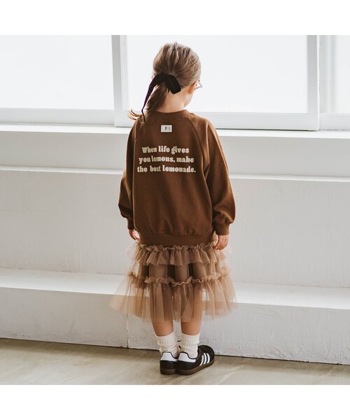 p.premier（ピードットプルミエ）の「ふわふわチュールスカート（スカート・キッズ・ブラック/ブラウン/ピンク・100/110/120/130/140）」の9枚目の写真