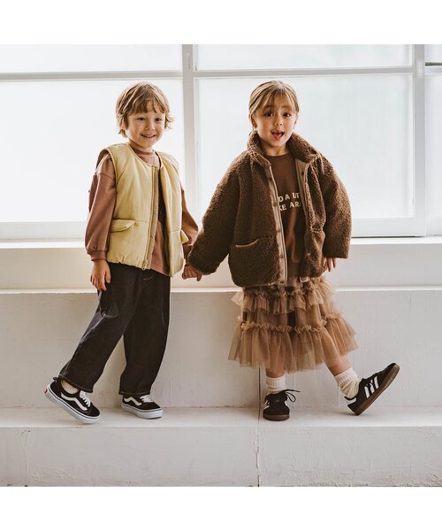 p.premier（ピードットプルミエ）の「ふわふわチュールスカート（スカート・キッズ・ブラック/ブラウン/ピンク・100/110/120/130/140）」の11枚目の写真