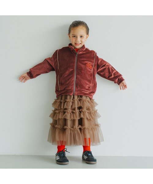 p.premier（ピードットプルミエ）の「ふわふわチュールスカート（スカート・キッズ・ブラック/ブラウン/ピンク・100/110/120/130/140）」の12枚目の写真