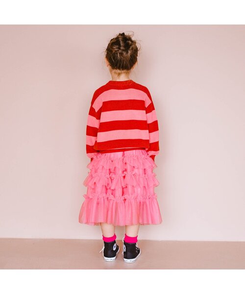 p.premier（ピードットプルミエ）の「ふわふわチュールスカート（スカート・キッズ・ブラック/ブラウン/ピンク・100/110/120/130/140）」の14枚目の写真