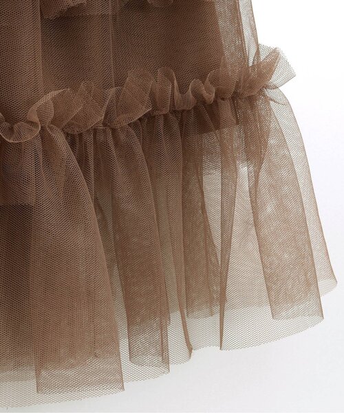 p.premier（ピードットプルミエ）の「ふわふわチュールスカート（スカート・キッズ・ブラック/ブラウン/ピンク・100/110/120/130/140）」の22枚目の写真