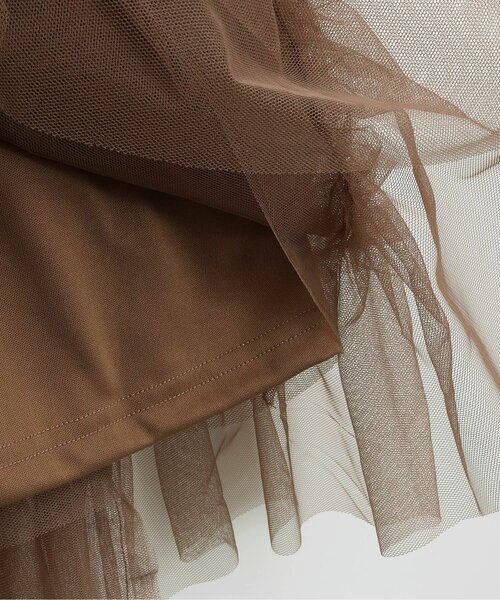 p.premier（ピードットプルミエ）の「ふわふわチュールスカート（スカート・キッズ・ブラック/ブラウン/ピンク・100/110/120/130/140）」の20枚目の写真