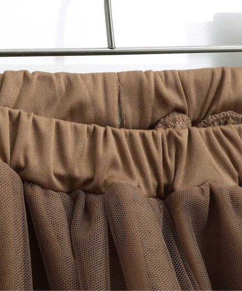 p.premier（ピードットプルミエ）の「ふわふわチュールスカート（スカート・キッズ・ブラック/ブラウン/ピンク・100/110/120/130/140）」の18枚目の写真