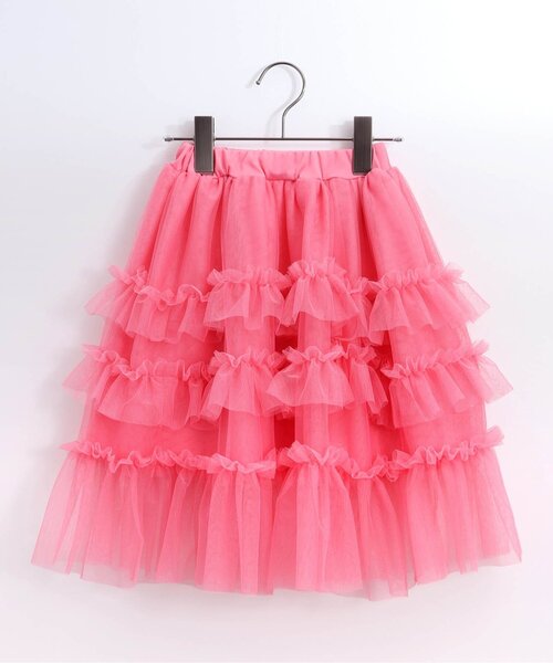 p.premier（ピードットプルミエ）の「ふわふわチュールスカート（スカート・キッズ・ブラック/ブラウン/ピンク・100/110/120/130/140）」の21枚目の写真