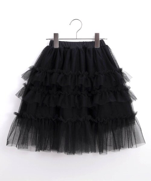 p.premier（ピードットプルミエ）の「ふわふわチュールスカート（スカート・キッズ・ブラック/ブラウン/ピンク・100/110/120/130/140）」の19枚目の写真