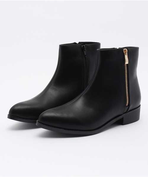 OUTLET（アウトレット）の「【Discoat Petit】サイドジップブーツ（ブーツ・レディース・ブラック/ブラウン・LARGE/SMALL/MEDIUM）」の2枚目の写真