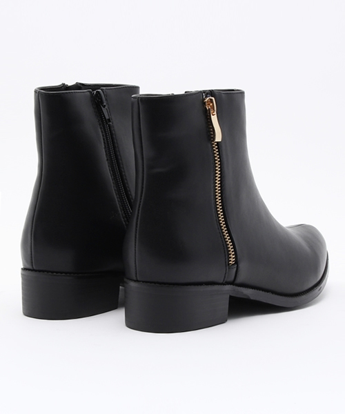 OUTLET（アウトレット）の「【Discoat Petit】サイドジップブーツ（ブーツ・レディース・ブラック/ブラウン・LARGE/SMALL/MEDIUM）」の5枚目の写真