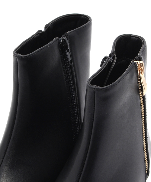 OUTLET（アウトレット）の「【Discoat Petit】サイドジップブーツ（ブーツ・レディース・ブラック/ブラウン・LARGE/SMALL/MEDIUM）」の7枚目の写真