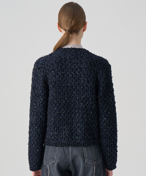 ANAYI（アナイ）の「リボンアーガイルツイード カーディガン