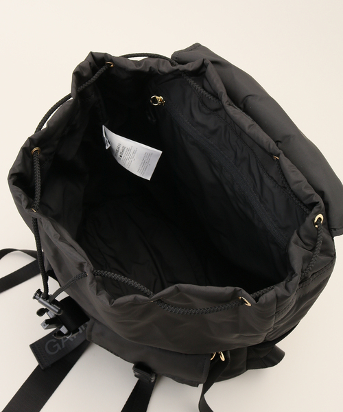 U by SPICK&SPAN(ユーバイスピックアンドスパン)の「【GANNI / ガニー】 Recycled Tech Backpack(バックパック/リュック・レディース・ブラック・FREE)」の11枚目の写真
