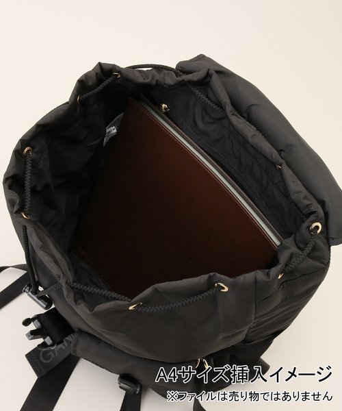 U by SPICK&SPAN(ユーバイスピックアンドスパン)の「【GANNI / ガニー】 Recycled Tech Backpack(バックパック/リュック・レディース・ブラック・FREE)」の12枚目の写真