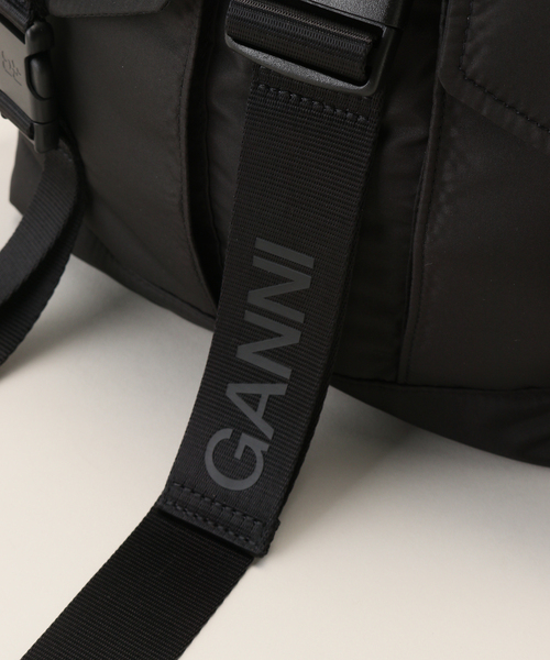 U by SPICK&SPAN(ユーバイスピックアンドスパン)の「【GANNI / ガニー】 Recycled Tech Backpack(バックパック/リュック・レディース・ブラック・FREE)」の20枚目の写真