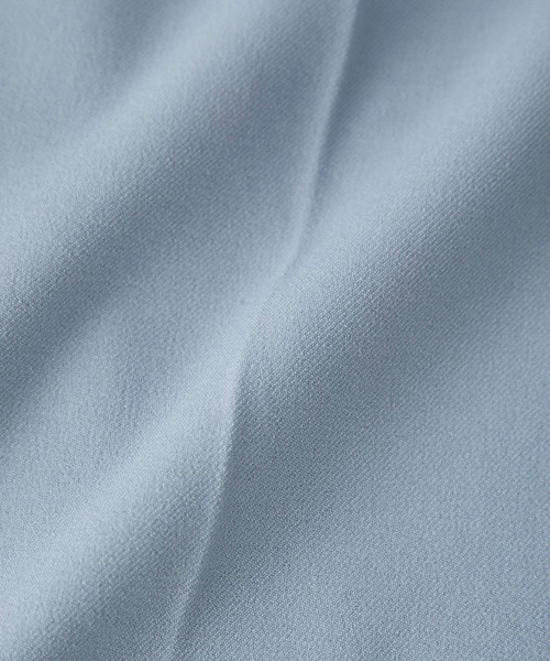 VIS（ビス）の「【美easy】ウーリッシュ2タックワイド/スラックスパンツ【洗える】（スラックス・レディース・サックスブルー/ブラック/ベージュ/グレー/キナリ・SS/S/M/L）」の17枚目の写真