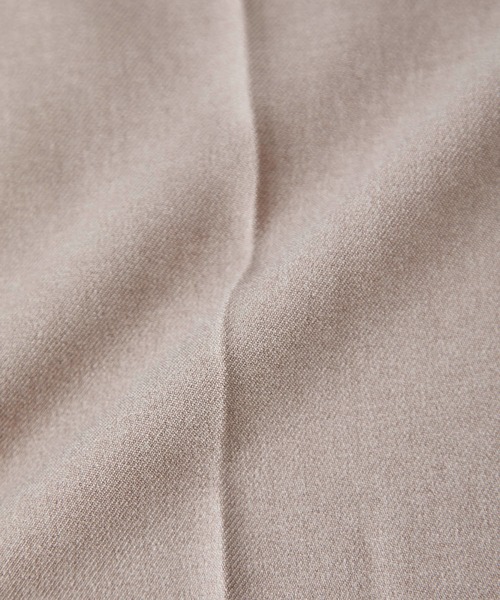 VIS（ビス）の「【美easy】ウーリッシュ2タックワイド/スラックスパンツ【洗える】（スラックス・レディース・サックスブルー/ブラック/ベージュ/グレー/キナリ・SS/S/M/L）」の18枚目の写真